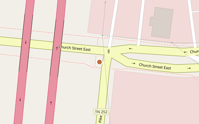 Map showing Brentwood Location